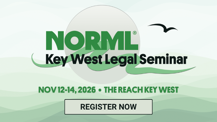 2026 NORML Key West Legal Seminar, Fully accredited CLE program November 12-14